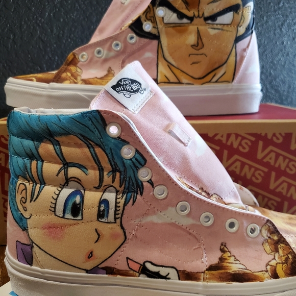 Vans Other - Vans dbz design vageta and bulma